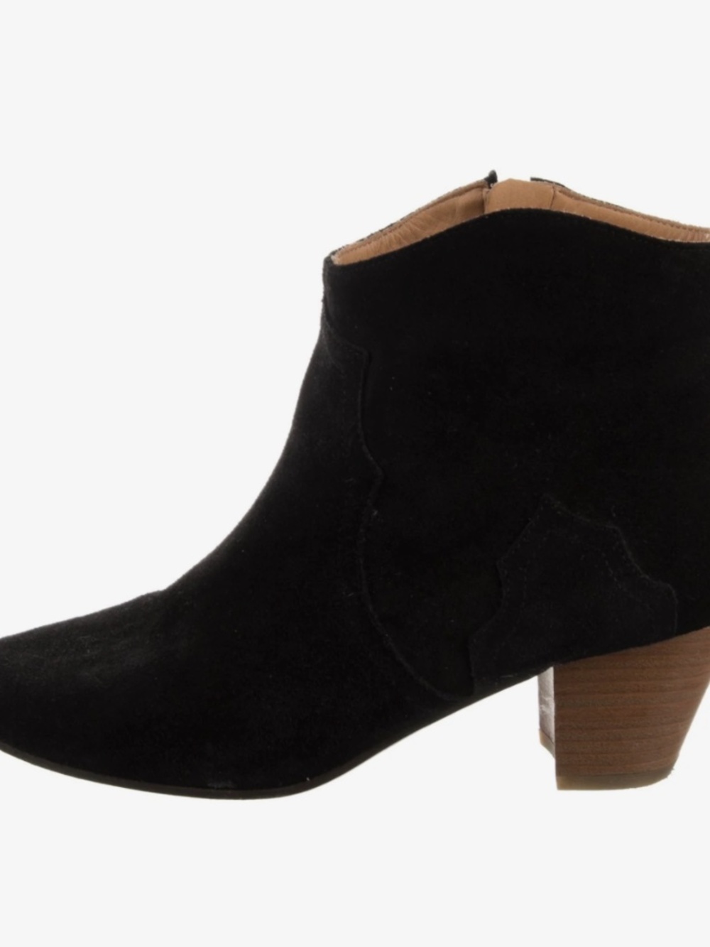 Isabel Marant Suede Ankle Western Boots